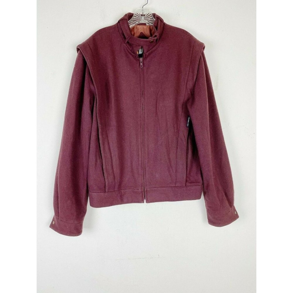 Vintage 80s Members Only Wool Blend Jacket Size 44